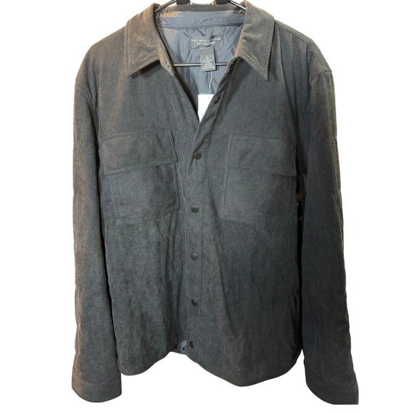 The Men's Store Bloomingdale's Other - The Men's Store Bloomingdale's Black Corduroy Shirt Jacket Large NWT